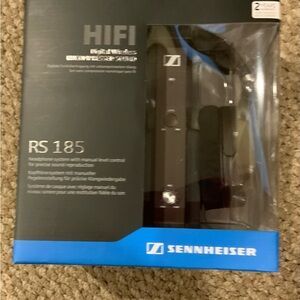 Sennheiser RS 185 Wireless Headphones - Black and Blue